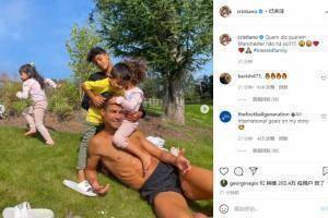 人生的胜者! C罗Insta晒图: 4个孩子、乔治娜、曼彻斯特的阳光