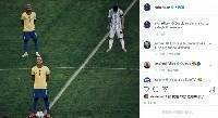 理查德里森在比赛结束后转发了巴西卫生局1-0阿根廷