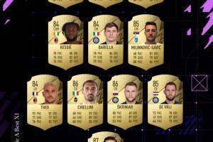 FIFA22意甲球员评分前24:迪巴拉、3C、因莫比莱87分并列第一