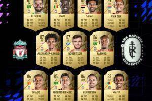 利物浦球员FIFA22评分:萨拉赫、马内、阿利森、范迪克均89分