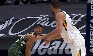 NBA公开赛-米切尔12分，字母哥21 6分，爵士大师逆转雄鹿