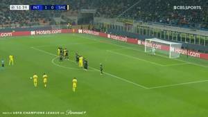 国米1-1被扳平!谢里夫球员蒂尔精彩任意球破门