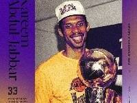 贾巴尔被选为NBA75大明星! 湖人推送日晒(历史第一的离别