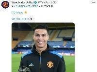 曼联官推:CR7,欧冠先生再一次出现!