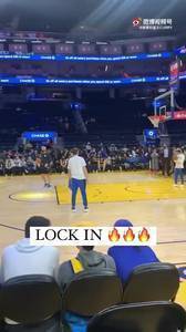 害搁那logo shot呢心里没数?库里赛前LogoShot三连中