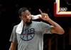 篮球负责人推送:恭喜你。 杜兰特被选为美国篮球年度最佳男选手