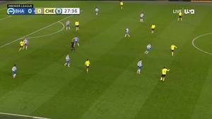 切尔西1-0领先!齐耶赫禁区外远射破门首开记录