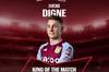 面对旧主送出助攻,迪涅当选维拉1-0埃弗顿一战最佳球员