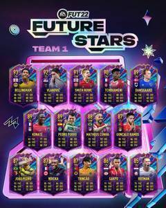 FIFA以弗拉霍维奇、贝林厄姆和史密斯罗为首的22列未来星阵
