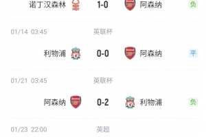 阿森纳40天来首次进球,连续4场比赛结束