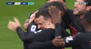 米兰1-0领先恩波利!吉鲁任意球被封堵,卡卢卢冷箭飙进