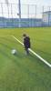 谢晖分享带娃踢球视频：休息日还是足球⚽