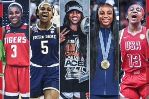 从小赢到大！杰基&middot;杨高中/NCAA/WNBA/三人五人奥运/世界杯都夺冠