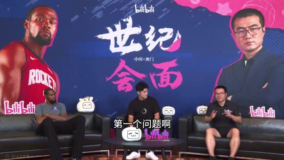 徐静雨问杜兰特:你加盟勇士是谁先联系的?杜兰特:是勇士先联系