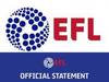 EFL公布最新一轮检测结果：阳性由123例降至32例