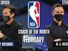NBA官方公布2月东西部最佳主帅：纳什、斯奈德当选