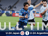 日本国奥0-1 阿根廷国奥,控球率57,射门数15-5